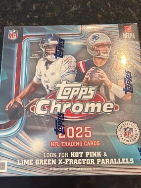 Topps Chrome 2025 NFL Mega Box— SEALED/ Brand New